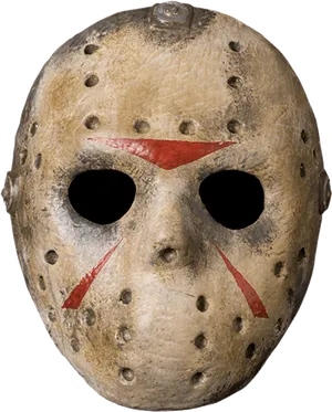 Iconic Hockey Maskof Horror Figure PNG image