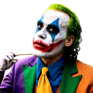 Iconic Joker Makeup Png 06272024 PNG image