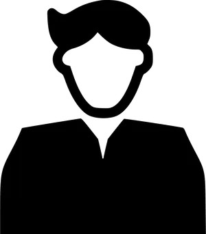 Iconic Lawyer Silhouette PNG