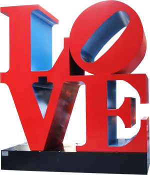 Iconic Love Sculpture PNG image