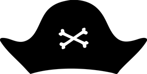 Iconic Pirate Hat Silhouette PNG