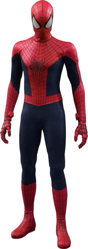 Iconic Redand Blue Spider Suit PNG image