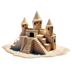 Iconic Sandcastle PNG 06212024 PNG