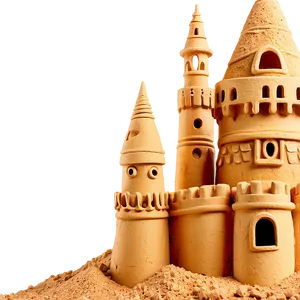 Iconic Sandcastle PNG 38