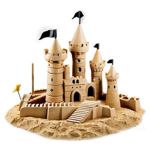 Iconic Sandcastle PNG Bhg