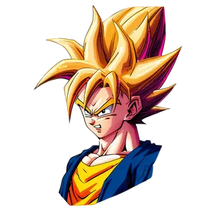 Iconic Super Saiyan Hair Png 82 PNG image