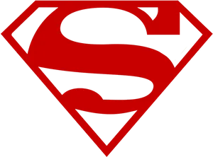 Iconic Superman Logo PNG image