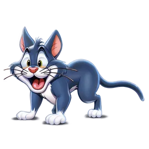 Iconic Tom And Jerry Face-off Png Tcv98 PNG image