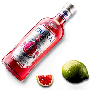 Iconic Vodka Bottle PNG Aif
