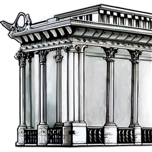 Iconic White House Facade PNG 92