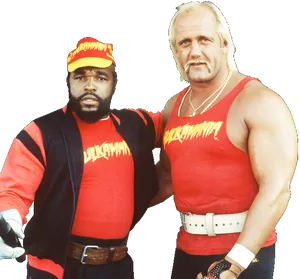 Iconic_ Wrestling_ Duo_ Posing PNG
