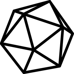 Icosahedron Vector Graphic