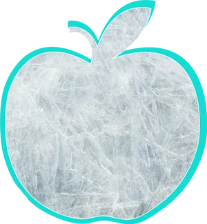 Icy Apple Logo Texture