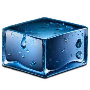 Icy Blue Cube Png Rlo36 PNG image