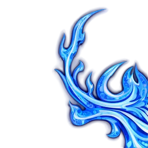 Icy Blue Flames Png 06122024 PNG image