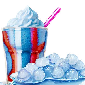 Icy Blue Slushie PNG Gij3
