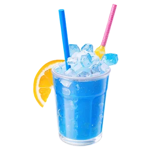 Icy Blue Slushie PNG Yms