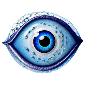 Icy Evil Eye PNG Aii