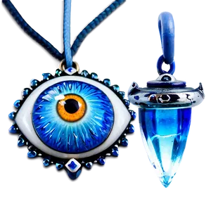 Icy Evil Eye PNG Flt