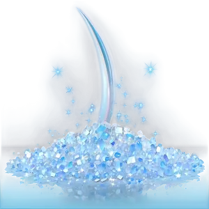 Icy White Glitter Magic Png 06252024 PNG image