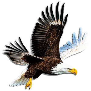 Idaho Bald Eagle Flight Png 06122024 PNG image