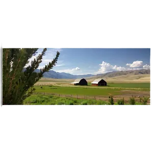 Idaho Farm Landscape PNG Hdf