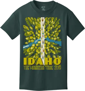 Idaho Hiawatha Trail2019 T Shirt Design PNG image