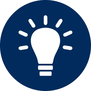 Idea Light Bulb Icon PNG image