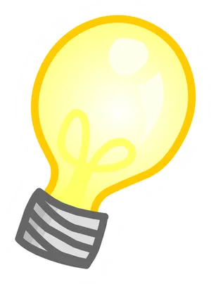 Idea Lightbulb Graphic PNG