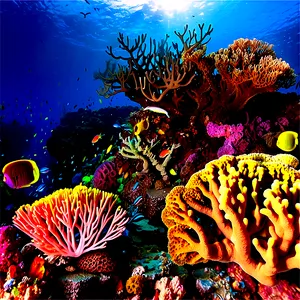Idyllic Coral Reef Escape PNG 5