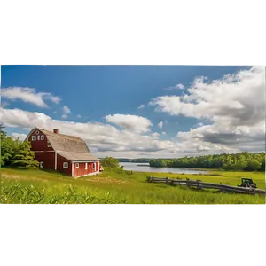 Idyllic Maine Countryside PNG 51