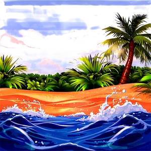 Idyllic Water Waves PNG 9 PNG