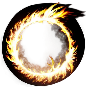 Ignited Fire Circle PNG 55 PNG