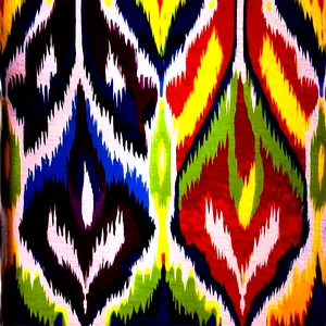 Ikat Fabric Pattern PNG 05252024