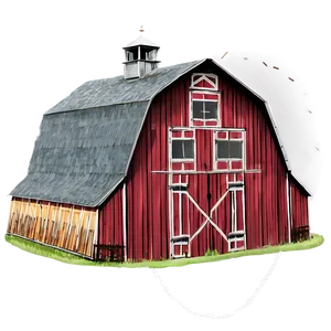 Illinois Traditional Barn Png 26 PNG image