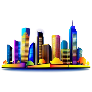 Illuminated Celebration Cityscape PNG Utd