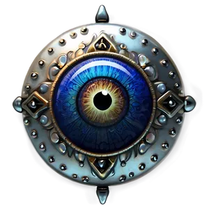 Illuminated Evil Eye PNG Pyi