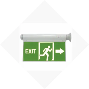 Illuminated Exit Sign PNG image