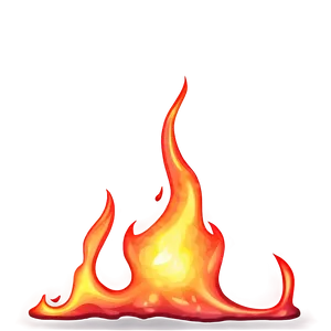 Illuminated Fire Effect PNG 06122024 PNG