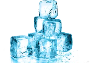 Illuminated Ice Cubes Stack