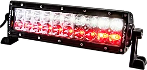 Illuminated L E D Light Bar Red Details PNG image