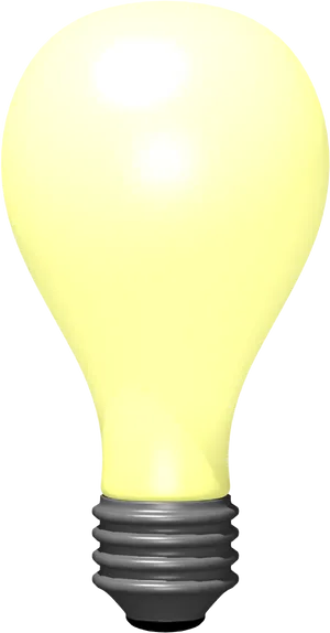 Illuminated Light Bulb