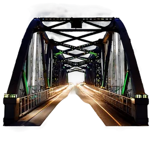 Illuminated Night Bridge Png 57 PNG image