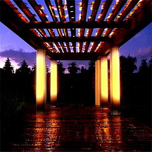 Illuminated Pergola PNG 31