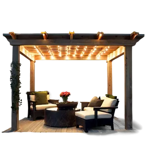 Illuminated Pergola PNG Ktp