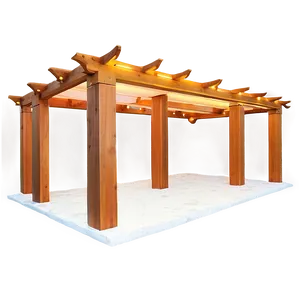 Illuminated Pergola PNG Qai27 PNG