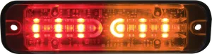 Illuminated Red Brake Light PNG image