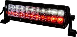 Illuminated Red L E D Light Bar PNG image