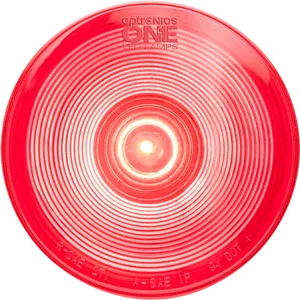 Illuminated Red L E D Light Circle PNG image