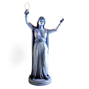 Illuminated Statue Png 05242024 PNG image